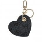 Schlüsselanhänger Yesba 4G-Logo Coal, Farbe: anthrazit, Marke: Guess, EAN: 7621235384098, Abmessungen in cm: 8.5x13.8x0.5, Bild 2 von 3