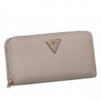 Geldbörse Laurel II mit Griffschlaufe Dark Taupe, Farbe: taupe/khaki, Marke: Guess, EAN: 0198659025328, Abmessungen in cm: 20.5x10x2.8, Bild 2 von 5