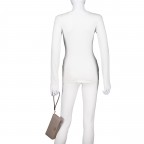 Geldbörse Laurel II mit Griffschlaufe Dark Taupe, Farbe: taupe/khaki, Marke: Guess, EAN: 0198659025328, Abmessungen in cm: 20.5x10x2.8, Bild 4 von 5