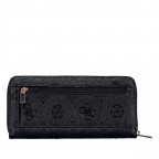 Geldbörse Cresidia II mit Griffschlaufe Black Logo, Farbe: schwarz, Marke: Guess, EAN: 0190231993827, Abmessungen in cm: 20.5x10x2.8, Bild 3 von 5