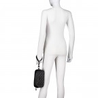 Handgelenktasche / Umhängetasche Milano Camera Bag Dark Black, Farbe: schwarz, Marke: Guess, EAN: 7621235331764, Abmessungen in cm: 21x14x5.5, Bild 4 von 7