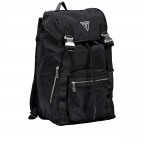 Rucksack Berlin Black, Farbe: schwarz, Marke: Guess, EAN: 7621235331337, Abmessungen in cm: 28.5x44x16, Bild 2 von 6