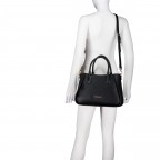 Handtasche Eris Relove Recycle Nero, Farbe: schwarz, Marke: Valentino Bags, EAN: 8054942989598, Abmessungen in cm: 34.5x24x12, Bild 6 von 7