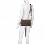 Umhängetasche Regina Relove Recycle BRAUN/Moro-Naturale, Farbe: braun, Marke: Valentino Bags, EAN: 8054942988706, Abmessungen in cm: 26.5x16.5x9, Bild 7 von 8