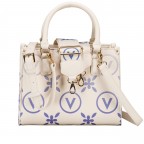 Handtasche Samba Print Relove Recycle Ecru Bluette, Farbe: blau/petrol, Marke: Valentino Bags, EAN: 8051941001818, Abmessungen in cm: 25x19.5x12.5, Bild 1 von 7