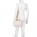 Handtasche Samba Print Relove Recycle Ecru Bluette, Farbe: blau/petrol, Marke: Valentino Bags, EAN: 8051941001818, Abmessungen in cm: 25x19.5x12.5, Bild 5 von 7