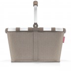 Einkaufskorb Carrybag HELLBRAUN/Herringbone Mokka, Farbe: braun, Marke: Reisenthel, EAN: 4012013744105, Abmessungen in cm: 48x29x28, Bild 2 von 5