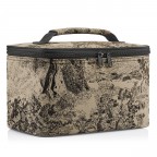 Kosmetikkoffer Cosmetic Case Jaquard Brown, Farbe: braun, Marke: Reisenthel, EAN: 4012013744358, Abmessungen in cm: 28x18x17, Bild 2 von 4