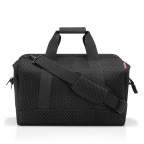 Reisetasche Allrounder L Mesh Black, Farbe: schwarz, Marke: Reisenthel, EAN: 4012013744471, Abmessungen in cm: 48x39.5x29, Bild 2 von 4