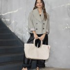 Tasche Loopshopper L Teddy Sand, Farbe: beige, Marke: Reisenthel, EAN: 4012013744549, Abmessungen in cm: 46x34.5x8, Bild 4 von 8
