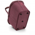 Einkaufskorb Carrybag Frame WEINROT/Twist Maroon, Farbe: rot/weinrot, Marke: Reisenthel, EAN: 4012013744082, Abmessungen in cm: 48x29x28, Bild 5 von 6