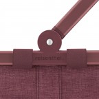 Einkaufskorb Carrybag Frame WEINROT/Twist Maroon, Farbe: rot/weinrot, Marke: Reisenthel, EAN: 4012013744082, Abmessungen in cm: 48x29x28, Bild 6 von 6