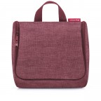 Kulturbeutel Toiletbag XL zum Aufhängen WEINROT/Twist Maroon, Farbe: rot/weinrot, Marke: Reisenthel, EAN: 4012013743948, Abmessungen in cm: 28x23x10, Bild 2 von 4