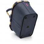 Einkaufskorb Carrybag Frame Gold Midnight, Farbe: blau/petrol, Marke: Reisenthel, EAN: 4012013745010, Abmessungen in cm: 48x29x28, Bild 3 von 5