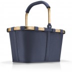 Einkaufskorb Carrybag Frame Gold Midnight, Farbe: blau/petrol, Marke: Reisenthel, EAN: 4012013745010, Abmessungen in cm: 48x29x28, Bild 1 von 5