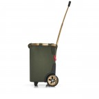 Einkaufsroller Carrycruiser Frame Gold Forest, Farbe: grün/oliv, Marke: Reisenthel, EAN: 4012013744990, Abmessungen in cm: 42x47.5x32, Bild 2 von 6