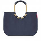 Tasche Loopshopper L Frame Gold Midnight, Farbe: blau/petrol, Marke: Reisenthel, EAN: 4012013745027, Abmessungen in cm: 46x34.5x25, Bild 1 von 5