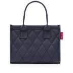 Handtasche Daily Shopper XS Rhombus Midnight Gold, Farbe: blau/petrol, Marke: Reisenthel, EAN: 4012013744938, Abmessungen in cm: 27x11x14, Bild 2 von 6