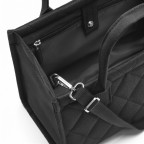 Handtasche Daily Shopper XS Rhombus Black, Farbe: schwarz, Marke: Reisenthel, EAN: 4012013744969, Abmessungen in cm: 27x11x14, Bild 6 von 6