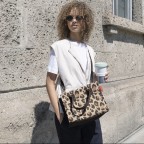 Handtasche Daily Shopper XS Leo Macchiato, Farbe: braun, Marke: Reisenthel, EAN: 4012013744952, Abmessungen in cm: 27x21x14, Bild 5 von 8