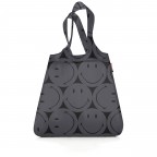 Falttasche Mini Maxi Shopper Smiley Grey, Farbe: grau, Marke: Reisenthel, EAN: 4012013745416, Abmessungen in cm: 43.5x63x6, Bild 1 von 2