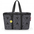 Kühltasche Coolerbag Smiley Smiley Grey, Farbe: grau, Marke: Reisenthel, EAN: 4012013745607, Abmessungen in cm: 44.5x24.5x25, Bild 2 von 3