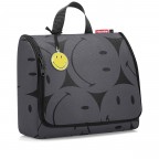 Kulturbeutel Toiletbag XL Smiley Grey, Farbe: grau, Marke: Reisenthel, EAN: 4012013745621, Abmessungen in cm: 28x23x10, Bild 1 von 3
