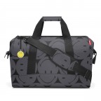 Reisetasche Allrounder L Smiley Grey, Farbe: grau, Marke: Reisenthel, EAN: 4012013745553, Abmessungen in cm: 48x39.5x29, Bild 2 von 3