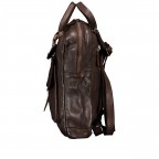 Rucksack Urban-Poets Devon UP-13129 Chocolate Brown, Farbe: braun, Marke: Harbour 2nd, EAN: 4046478089747, Abmessungen in cm: 28x34x9.5, Bild 3 von 6