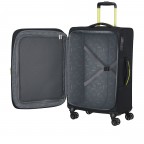 Koffer Aktivus Spinner M erweiterbar Black Lime, Farbe: schwarz, Marke: American Tourister, EAN: 5400520345233, Abmessungen in cm: 43x67x28, Bild 8 von 12