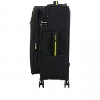 Koffer Aktivus Spinner M erweiterbar Black Lime, Farbe: schwarz, Marke: American Tourister, EAN: 5400520345233, Abmessungen in cm: 43x67x28, Bild 4 von 12