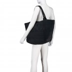 Shopper Summer Wonder L Black, Farbe: schwarz, Marke: Hey Marly, EAN: 4262484656012, Abmessungen in cm: 56x37x14, Bild 4 von 5