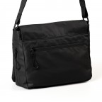 Umhängetasche Japan Re-Lite Aoki erweiterbar Black, Farbe: schwarz, Marke: Aunts & Uncles, EAN: 4255717212802, Abmessungen in cm: 28x23x8, Bild 3 von 8