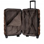 Koffer FLA13 erweiterbar Größe M Leopard, Farbe: braun, Marke: Flanigan, EAN: 4066727007421, Abmessungen in cm: 44.5x66x28, Bild 8 von 10