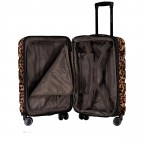 Koffer FLA13 erweiterbar Größe S Leopard, Farbe: braun, Marke: Flanigan, EAN: 4066727007414, Abmessungen in cm: 40x53x22, Bild 8 von 10