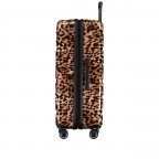 Koffer FLA13 Größe L Leopard, Farbe: braun, Marke: Flanigan, EAN: 4066727007438, Abmessungen in cm: 51x76x31, Bild 4 von 9