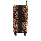 Koffer FLA13 Größe L Leopard, Farbe: braun, Marke: Flanigan, EAN: 4066727007438, Abmessungen in cm: 51x76x31, Bild 5 von 9