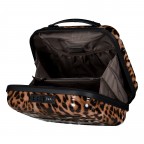 Kosmetikkoffer FLA13 mit Smart Sleeve Leopard, Farbe: braun, Marke: Flanigan, EAN: 4066727007445, Abmessungen in cm: 36x29x19, Bild 6 von 7
