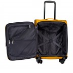 Koffer T27 erweiterbar Größe 55 cm Dark Yellow Black, Farbe: gelb, Marke: Franky, EAN: 4251885988822, Abmessungen in cm: 39x55x22, Bild 8 von 8