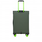 Koffer T27 erweiterbar Größe 68 cm Olive Neon Green, Farbe: grün/oliv, Marke: Franky, EAN: 4251885988747, Abmessungen in cm: 42x68x25, Bild 6 von 8