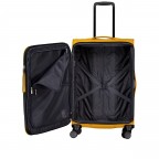 Koffer T27 erweiterbar Größe 68 cm Dark Yellow Black, Farbe: gelb, Marke: Franky, EAN: 4251885988839, Abmessungen in cm: 42x68x25, Bild 8 von 8