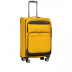 Koffer T27 erweiterbar Größe 68 cm Dark Yellow Black, Farbe: gelb, Marke: Franky, EAN: 4251885988839, Abmessungen in cm: 42x68x25, Bild 5 von 8