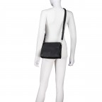 Umhängetasche Black, Farbe: schwarz, Marke: Hausfelder Manufaktur, EAN: 4065646025813, Abmessungen in cm: 23x18x10, Bild 5 von 6