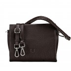 Umhängetasche Dark Brown, Farbe: braun, Marke: Hausfelder Manufaktur, EAN: 4065646025837, Abmessungen in cm: 23x18x10, Bild 1 von 6