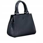 Handtasche Dark Blue, Farbe: blau/petrol, Marke: Hausfelder Manufaktur, EAN: 4065646025868, Abmessungen in cm: 30x23x12, Bild 2 von 7
