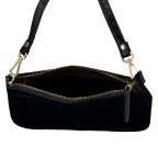 Umhängetasche Kroko Black, Farbe: schwarz, Marke: Hausfelder Manufaktur, EAN: 4065646025899, Abmessungen in cm: 23.5x14x5.3, Bild 8 von 8