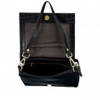 Umhängetasche Kroko Black, Farbe: schwarz, Marke: Hausfelder Manufaktur, EAN: 4065646025912, Abmessungen in cm: 22.5x17x8.8, Bild 8 von 8