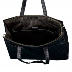 Shopper Kroko mit Laptopfach 15 Zoll Black, Farbe: schwarz, Marke: Hausfelder Manufaktur, EAN: 4065646025936, Abmessungen in cm: 40.5x35x12, Bild 7 von 7
