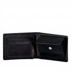 Geldbörse mit RFID-Schutz Black, Farbe: schwarz, Marke: Hausfelder Manufaktur, EAN: 4065646026032, Abmessungen in cm: 11x8.5x2, Bild 4 von 4