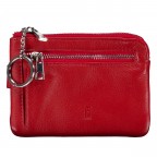 Schlüssel- / Kartenetui Nappa Red, Farbe: rot/weinrot, Marke: Hausfelder Manufaktur, EAN: 4065646026070, Abmessungen in cm: 12.2x8.5x1.5, Bild 1 von 4